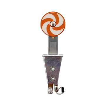 JJP 1" Orange Round Stand-Up Target with Lollipop Decal